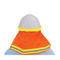 Sitepro Neck Shade for Hard Hats, Safety Flo-Orange 23-SNC5600